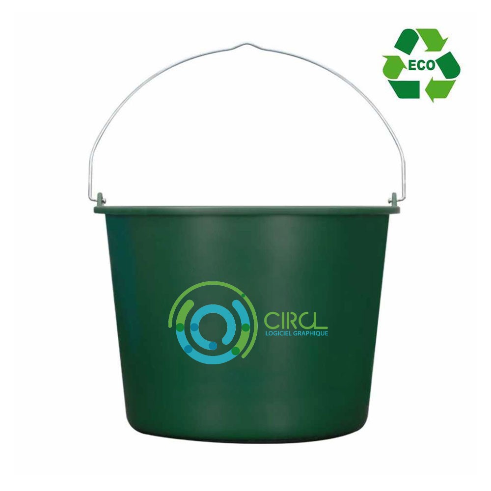 Robuste Recycling-Eimer 20L - Wiesmoor bedrucken mit Logo