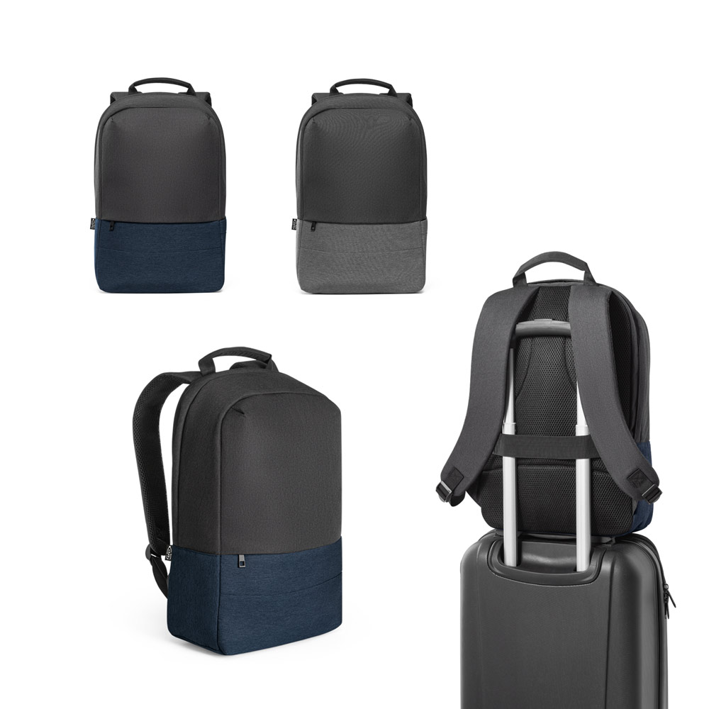 GENOA BPACK. Sac à dos anti-vol en polyester recyclé 600D de haute densité