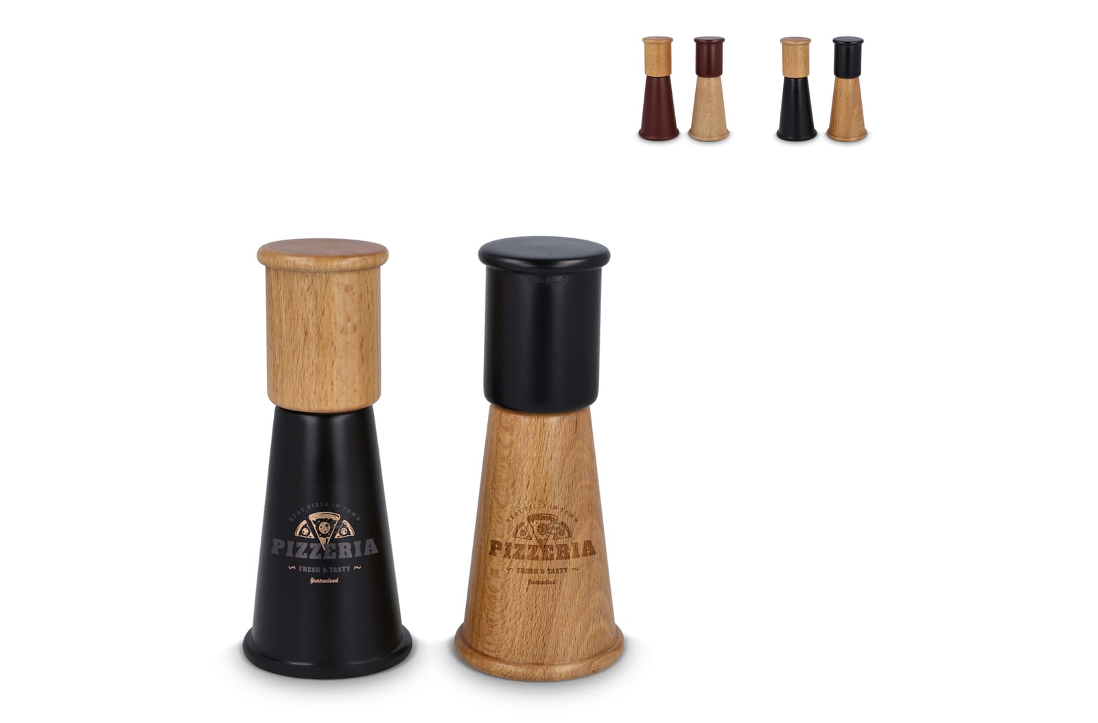 Sagaform Gurken Zout- und Pepermolenset klein, 15cm