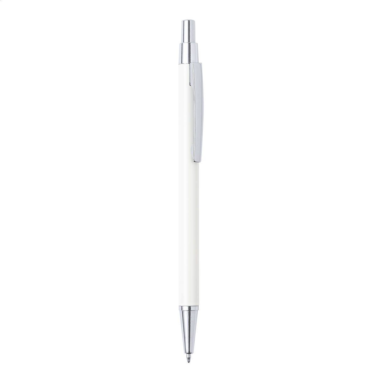 Stylo bille Ralpex personnalisé en aluminium recyclé, pièces chromées