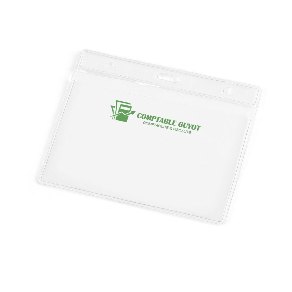 PVC-Karabiner-Ausweishalter bedrucken mit Logo