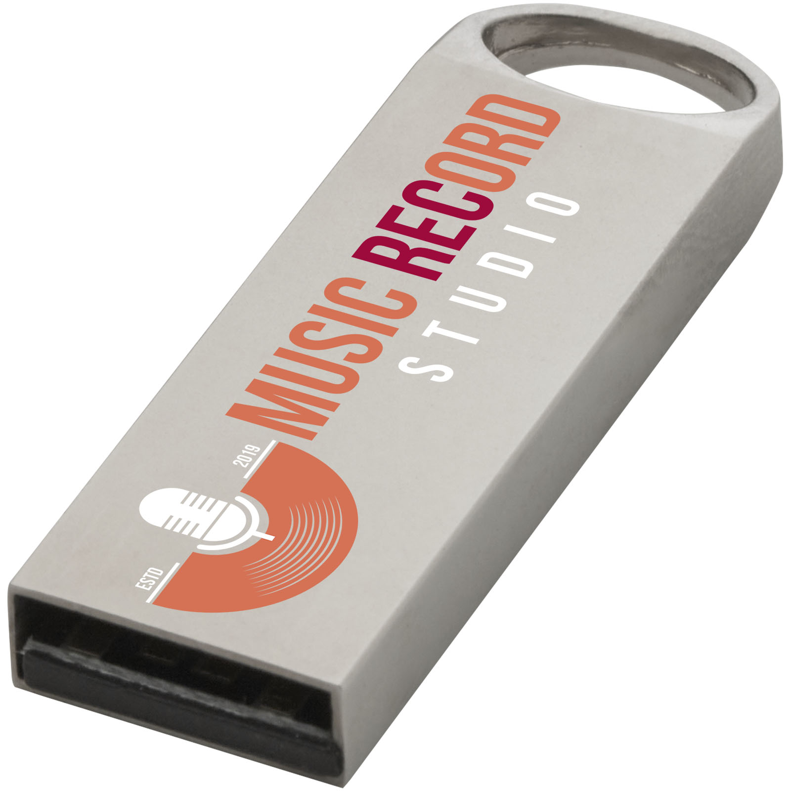 Clé USB 3.0 compacte en métal personnalisée avec votre logo