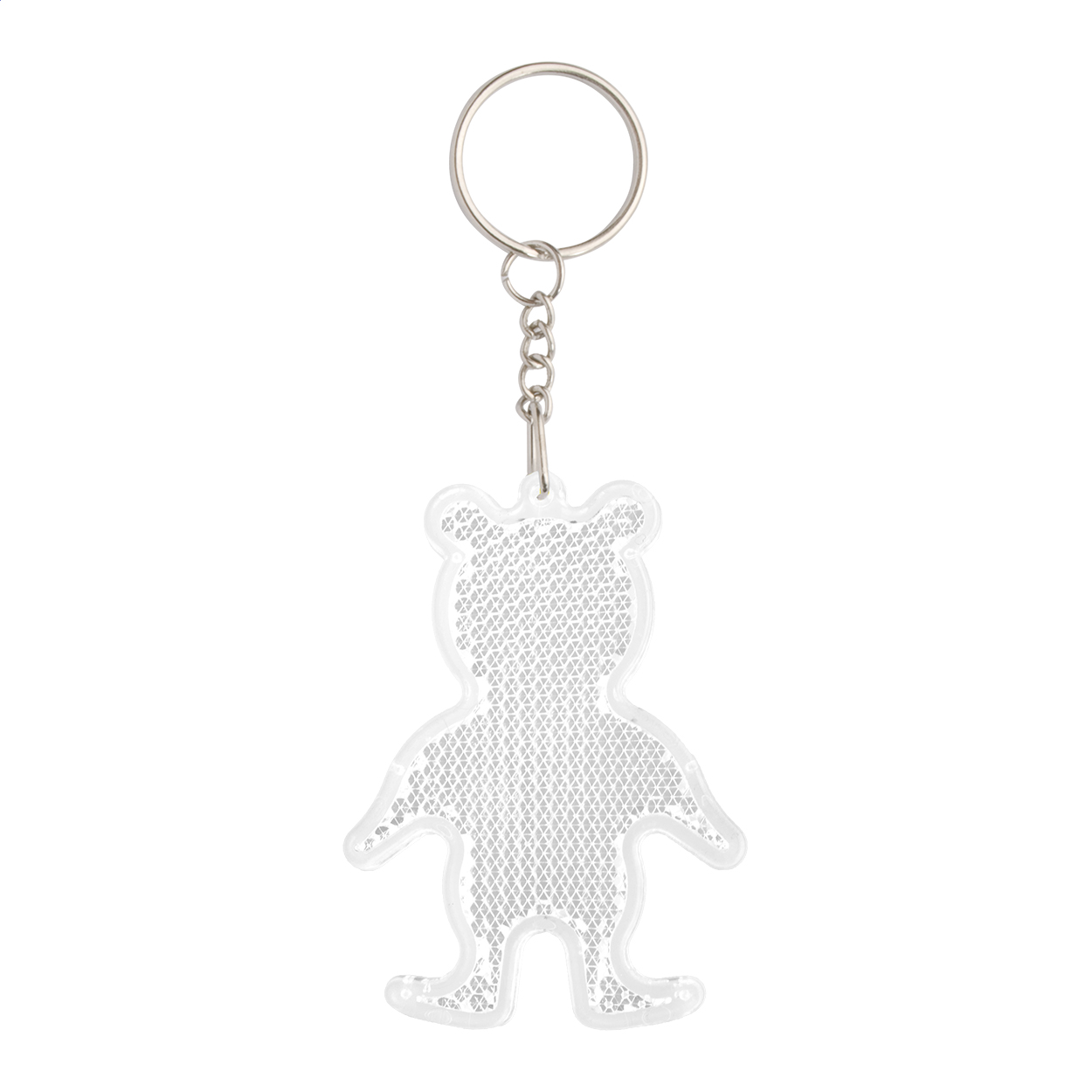 Safebear Reflektor-Schlüsselanhänger in Bärenform mit Logo