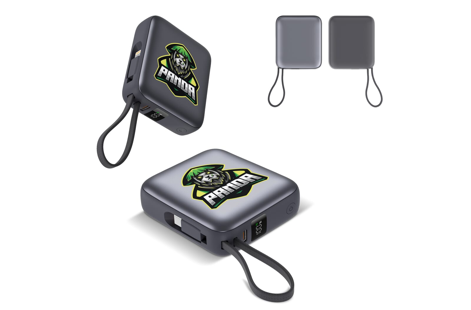 Nova Powerbank 22,5W Power Delivery mit eingebauten Kabeln 10000 mAh