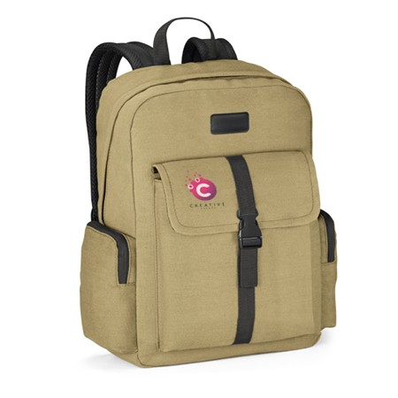 Sac à dos pour ordinateur portable en toile de coton - Auzouville-Auberbosc