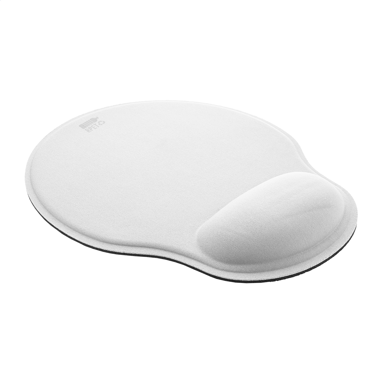 Wrest ergonomisches RPET-Mauspad mit Handgelenkauflage und Logo bedrucken mit Logo