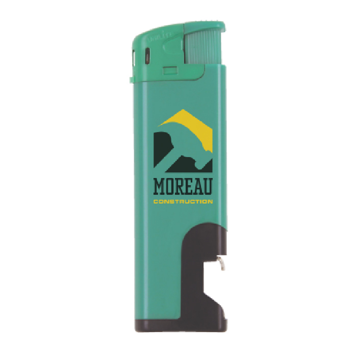 Briquet personnalisé électronique avec fonction décapsuleur - Monowai