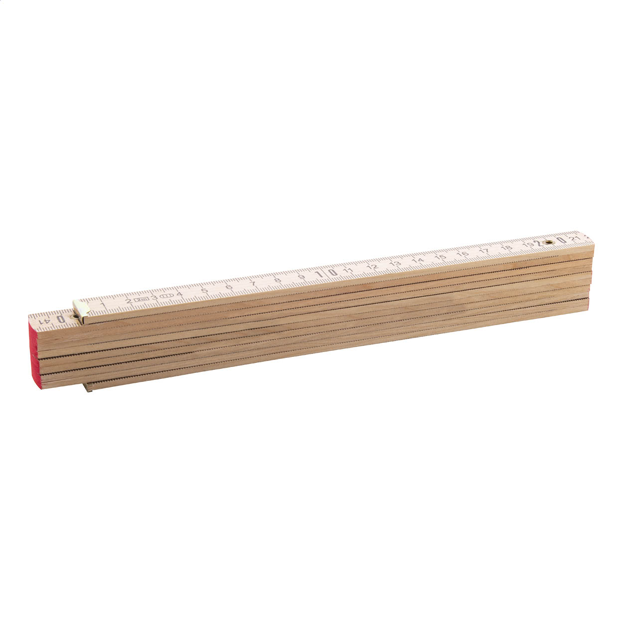 Mètre pliant Gable personnalisé en bois, 2 m, pour artisans et chantiers