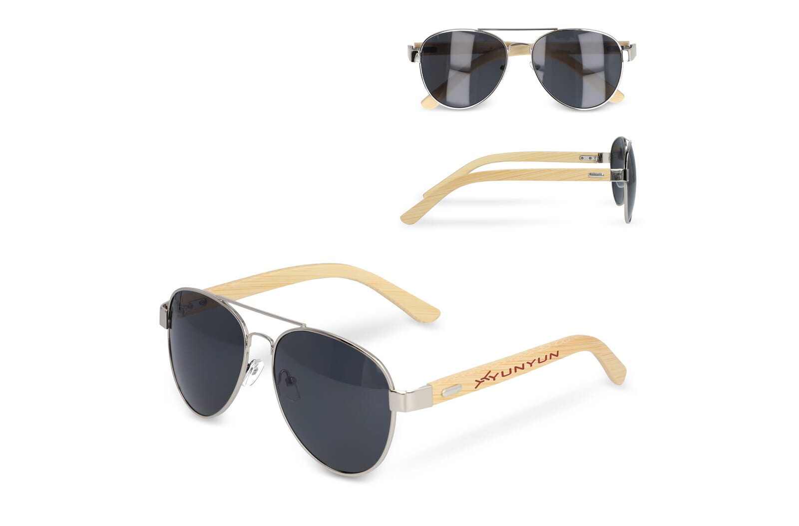 Lunettes Aviateur en Bambou - Allas-Bocage