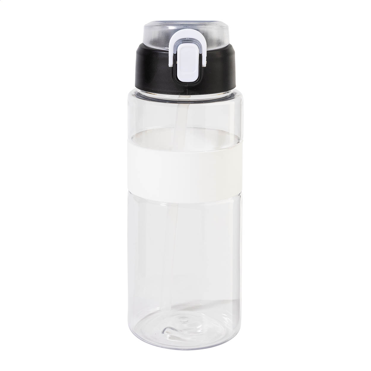 Gourde de sport Fitgrip personnalisée en RPET avec paille intégrée, 700 ml imprimé avec logo
