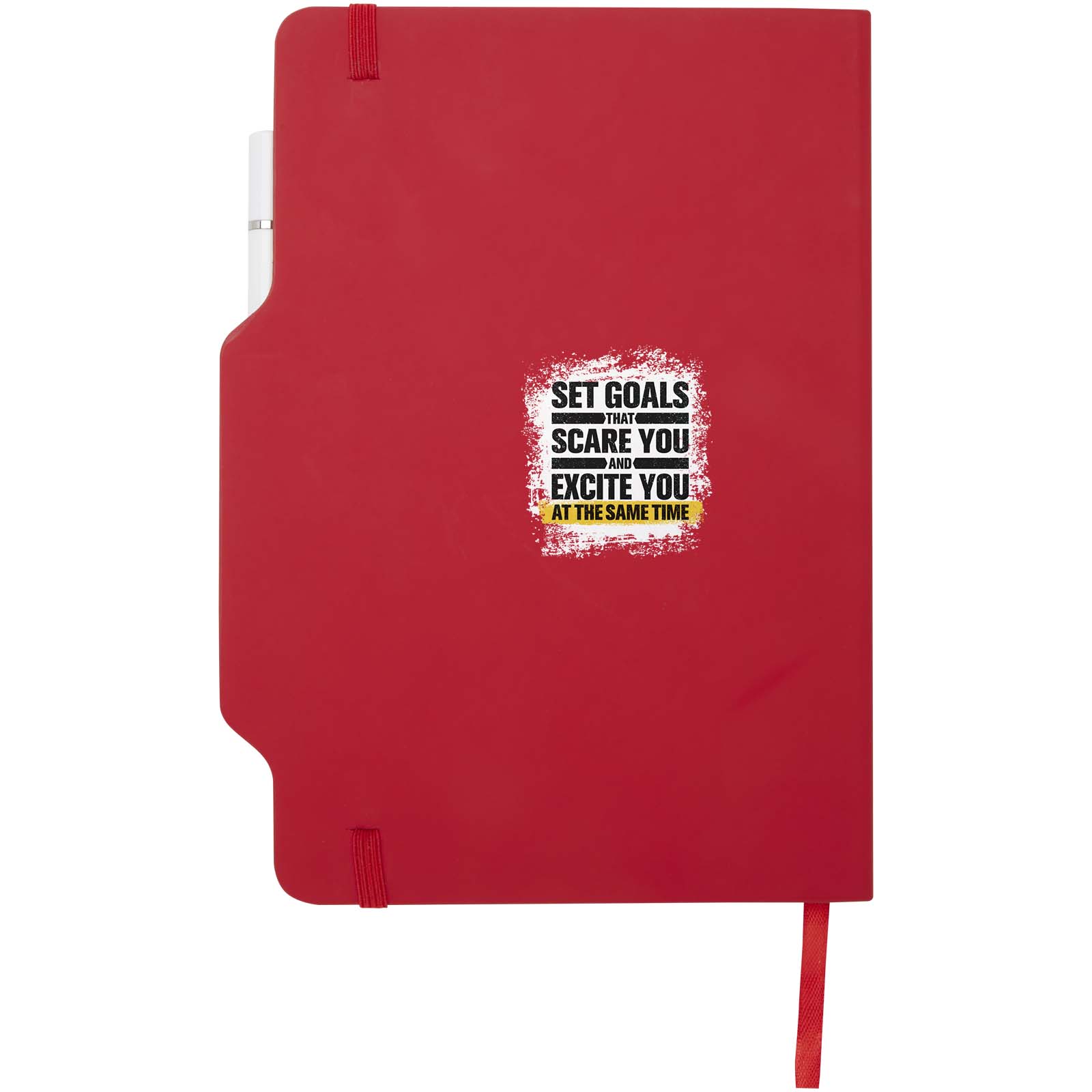 Carnet Nexus A5 à couverture rigide avec stylo et crayon combo (encre noire)