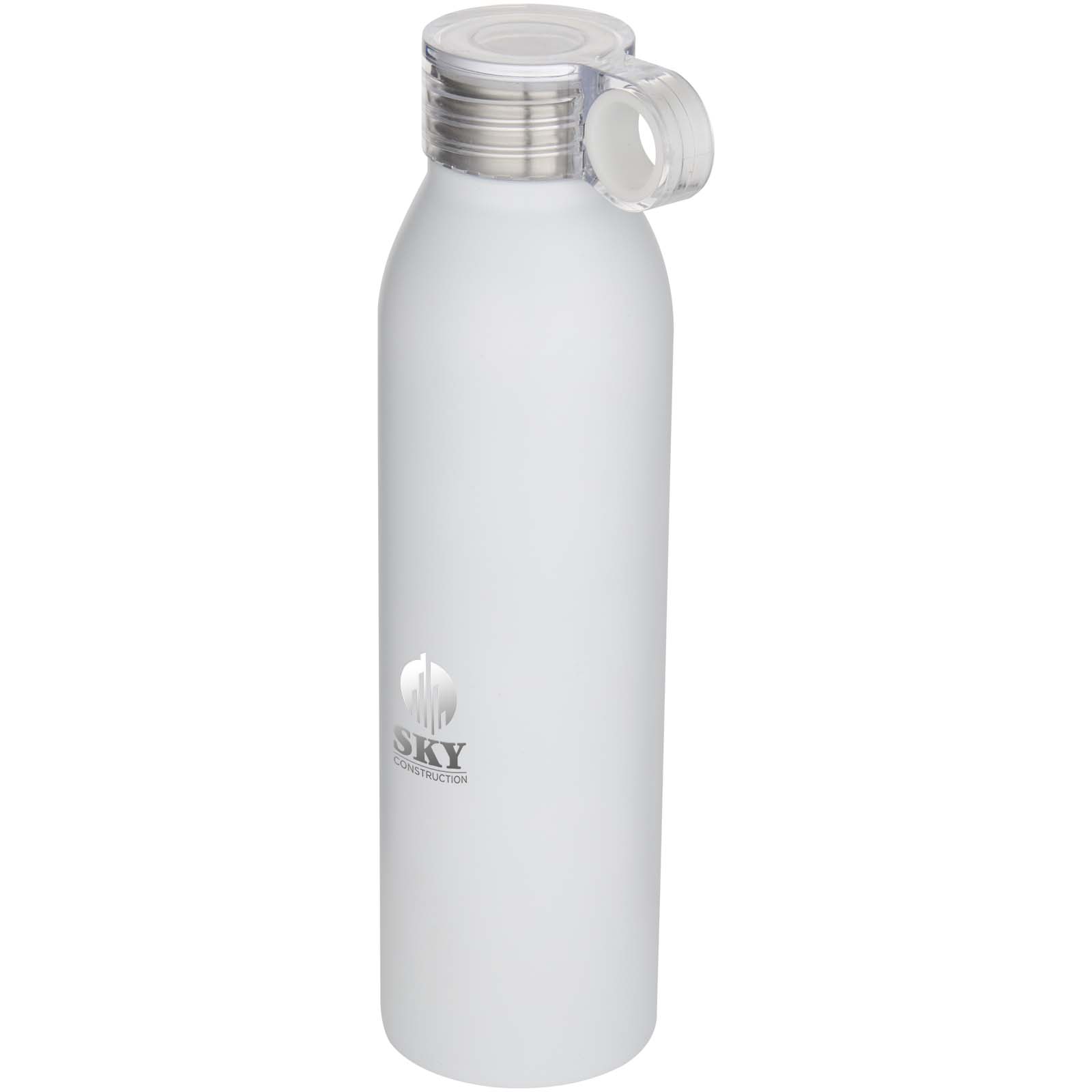 Erfrischungsflasche 650 ml aus recyceltem Edelstahl - Schleswig bedrucken mit Logo