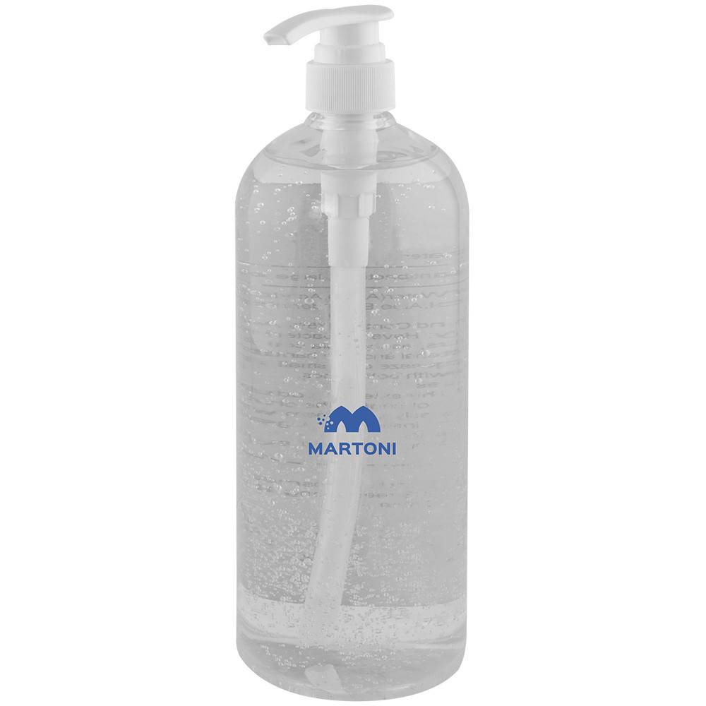 Poussoir de gel hydroalcoolique personnalisé 1000 ml - Ixora