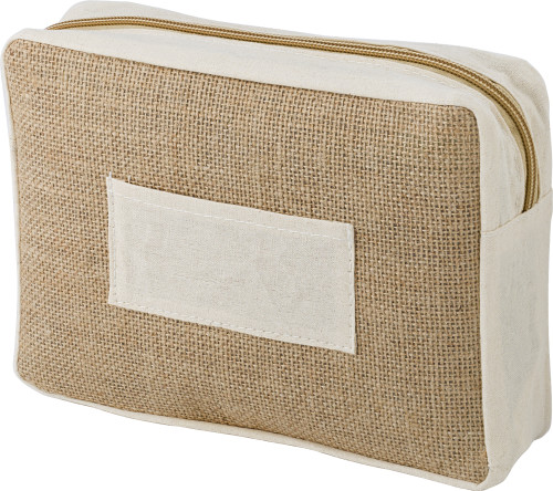 Sac de toilette en jute Julian - Beaumont-du-Lac