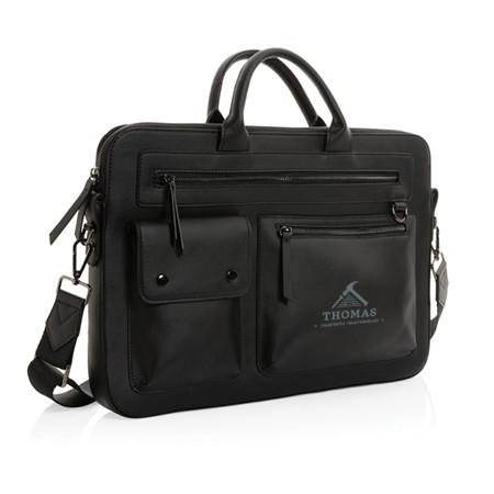 Swiss Peak GRS Recycling-PU-Laptoptasche - Oberschlierbach