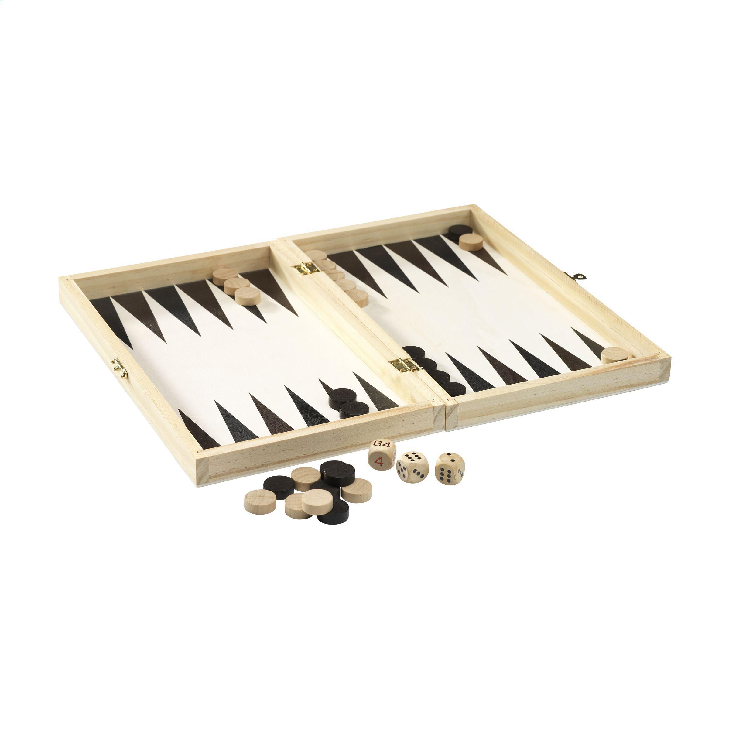 Boîte de Jeu de Backgammon en Bois - Saint-Rémy