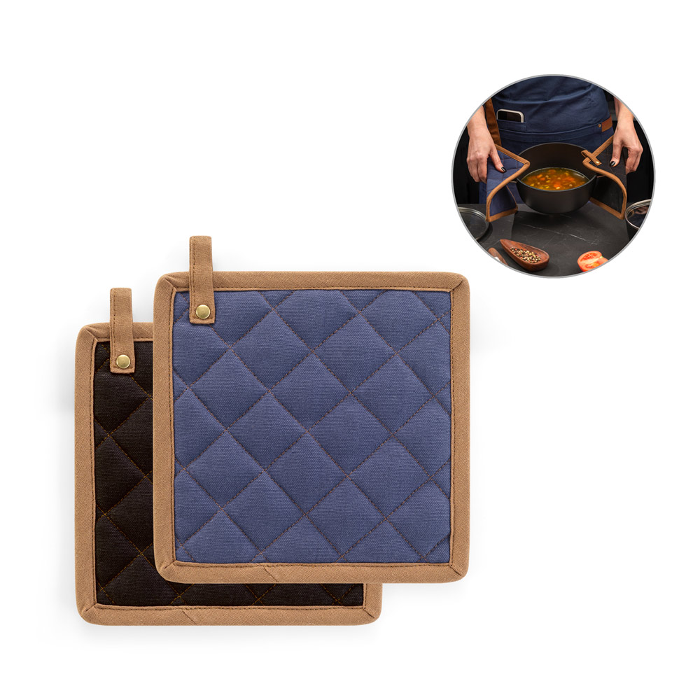 Gant de Cuisine Carré en Toile - Villebarou