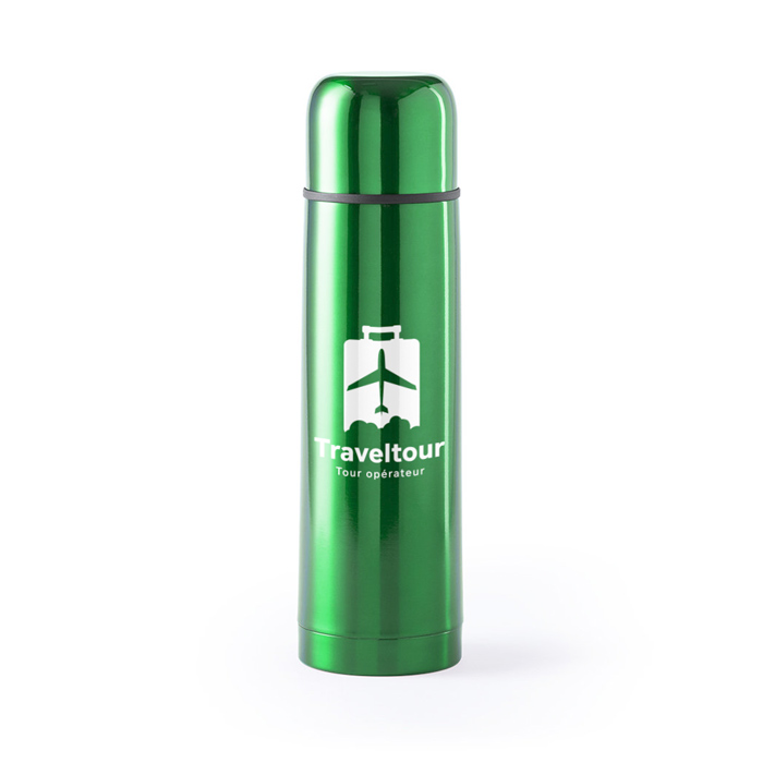 Thermos personnalisé en inox avec bouchon-gobelet 500ml - Palaiseau