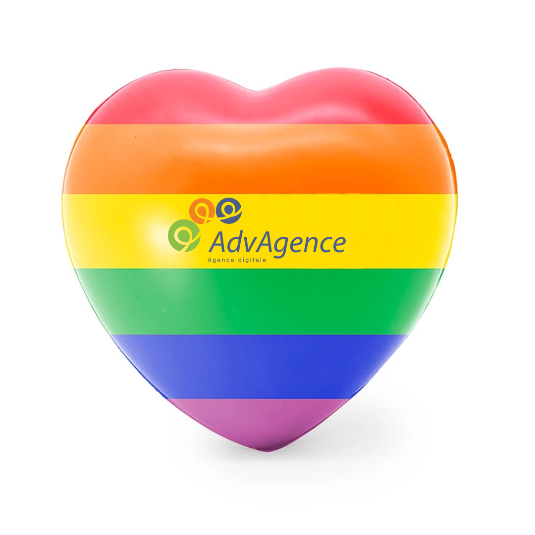 Herzförmige Regenbogen Antistress Spielzeug - Bleicherode