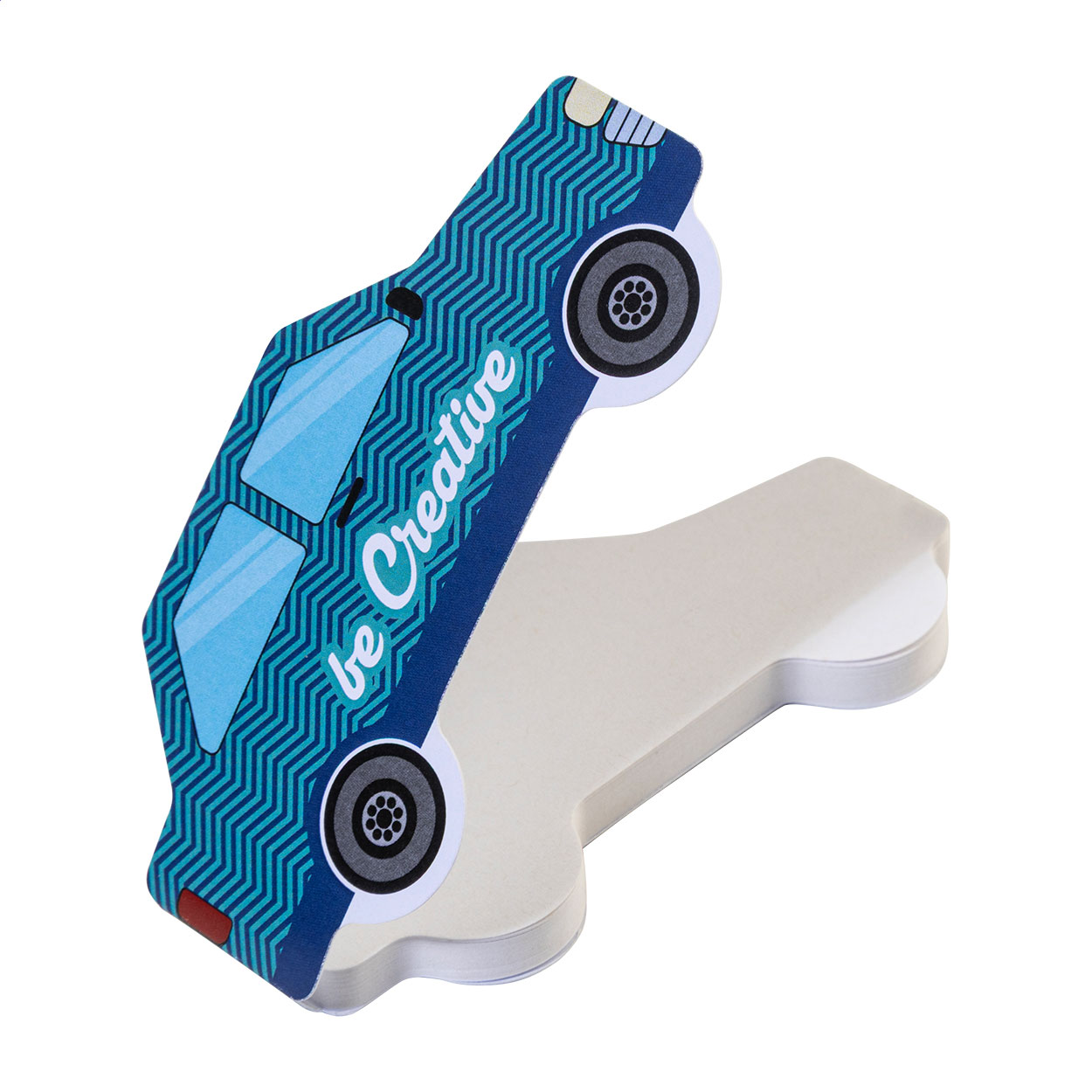 Bloc-notes Adhésif Voiture Personnalisé - Mulsans imprimé avec logo