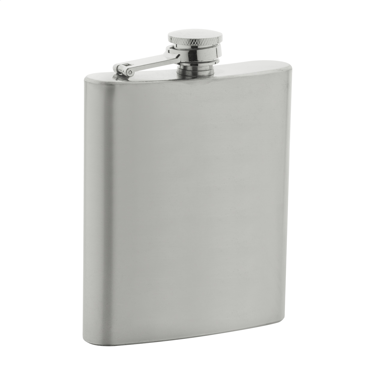 Amundsen Flachmann aus Edelstahl mit Logo, 200 ml