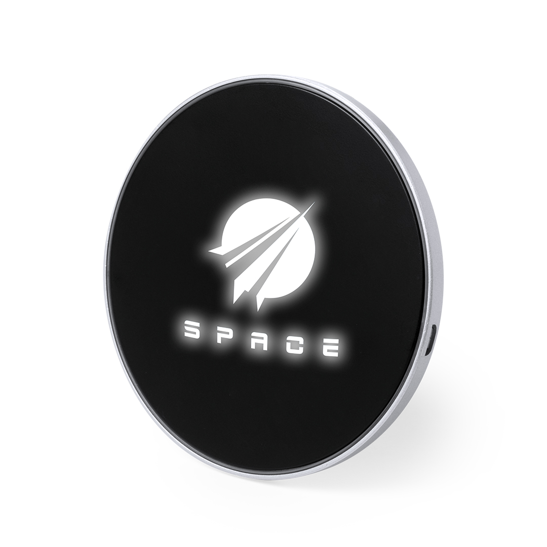 Chargeur lumineux imprimé avec logo