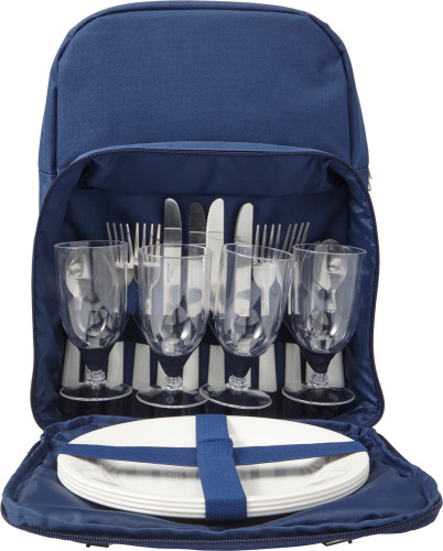 Picknick-Rucksack 'Bluefield' aus Polyester