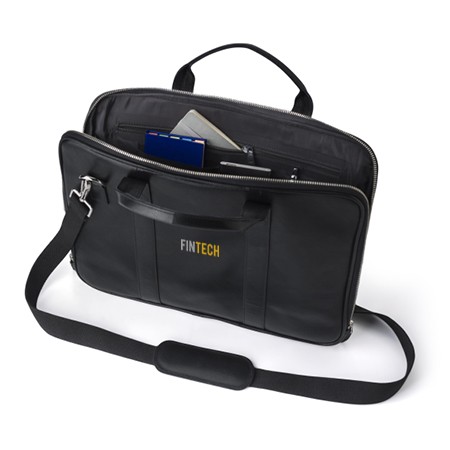 Ledertasche für Laptops mit mehreren Fächern - Amstetten