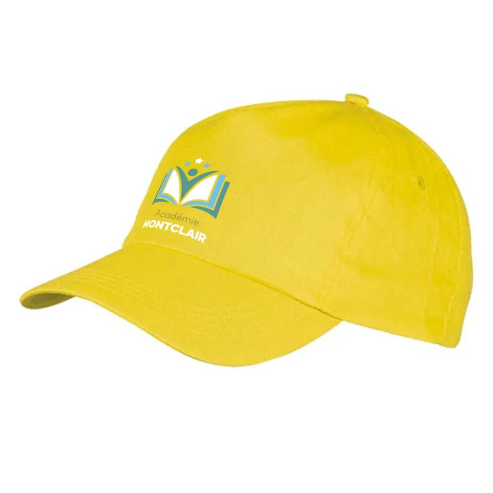 Casquette de baseball personnalisable à 5 panneaux 100% coton - Matteo imprimé avec logo