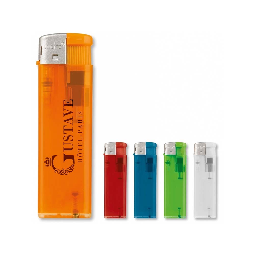 Bous Feuerzeug transparent bedrucken mit Logo