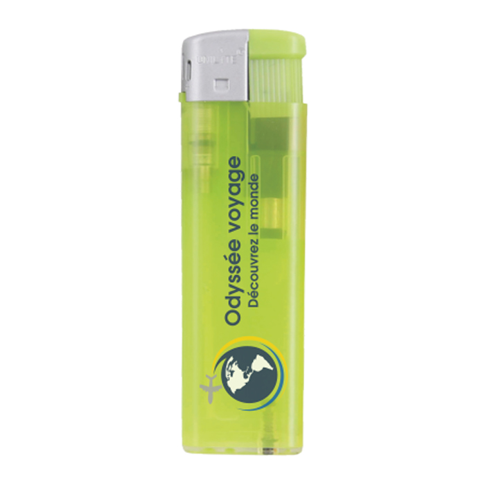 Briquet plat personnalisé électronique rechargeable - Galeras