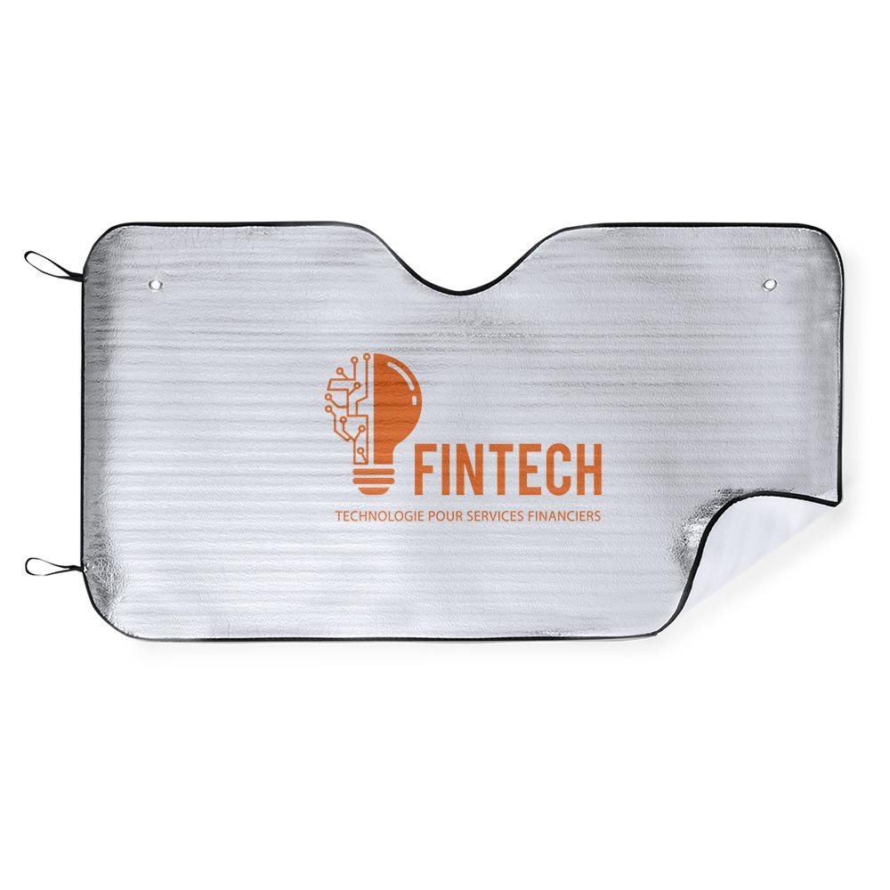 Pare-soleil personnalisé en aluminium 130 x 70 cm – Jeanne