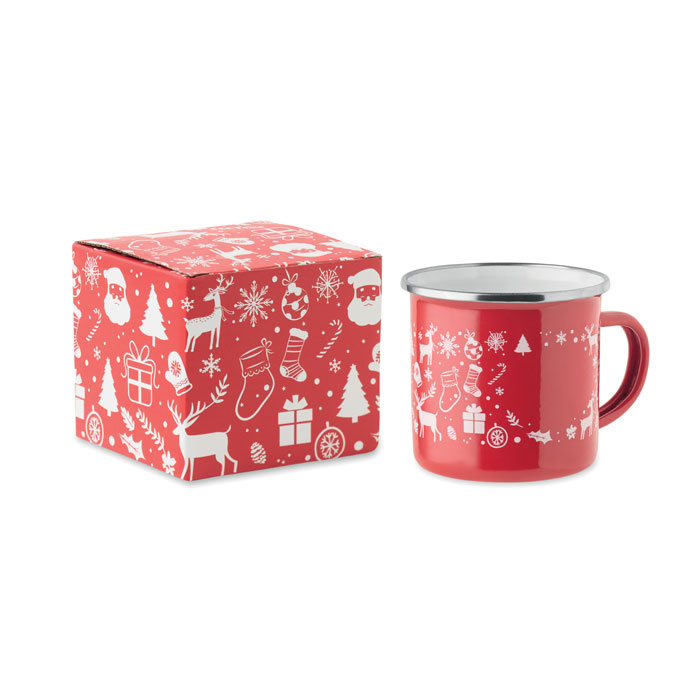 Weihnachtsbecher aus Emaille - Bocholt