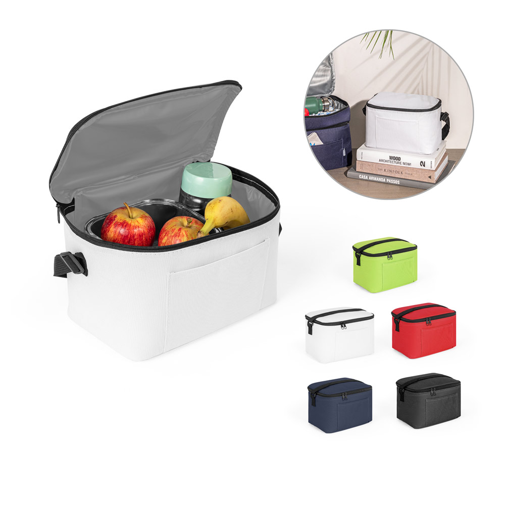 CANCUN. Sac isotherme en 600D avec intérieur en PEVA 6 L