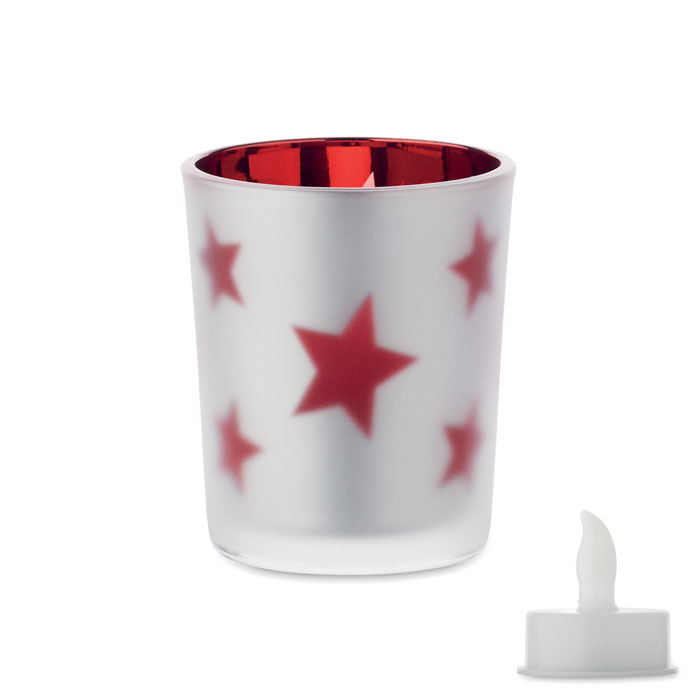 LED-Teelichtkerze im Glas - Ahaus