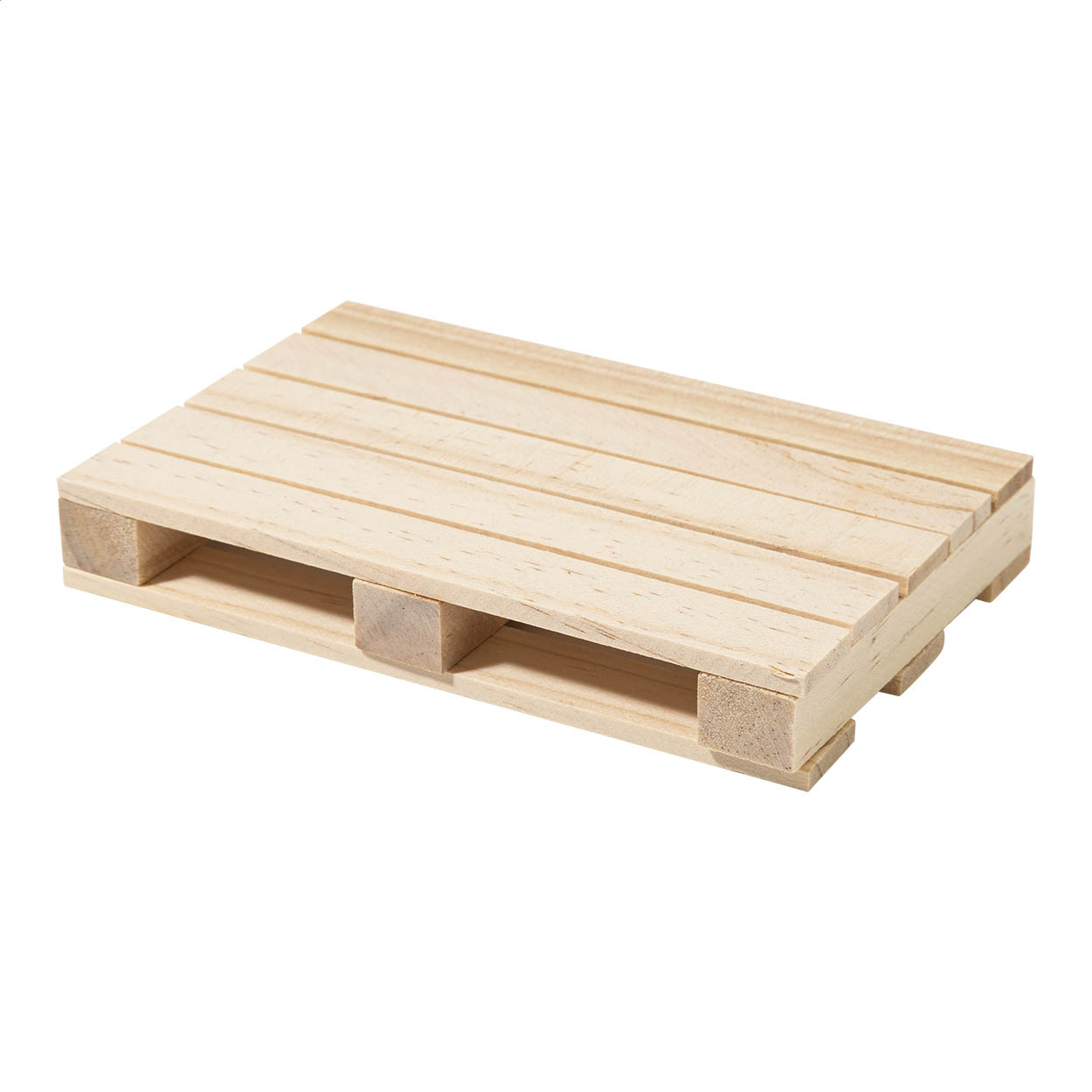 Sous-verre Drillet personnalisé en bois en forme de mini palette