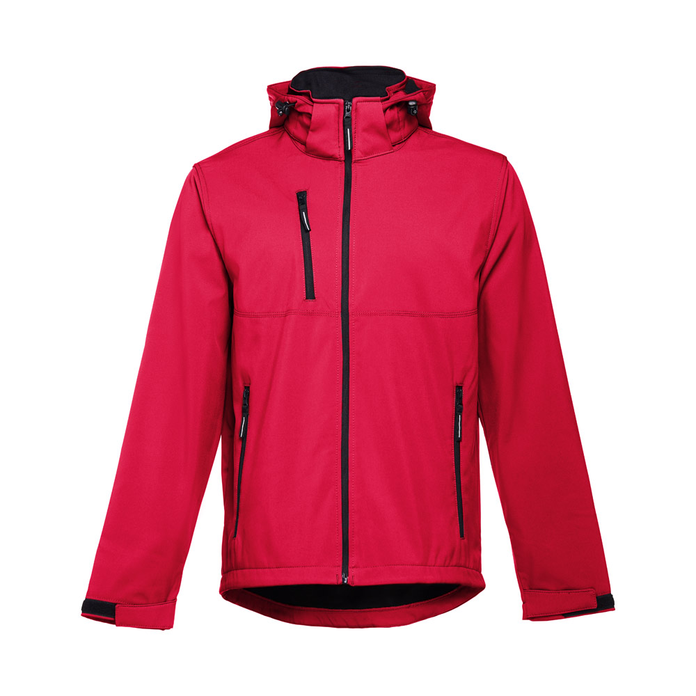 THC ZAGREB II. Softshell-Herrenjacke aus Polyester und Elasthan