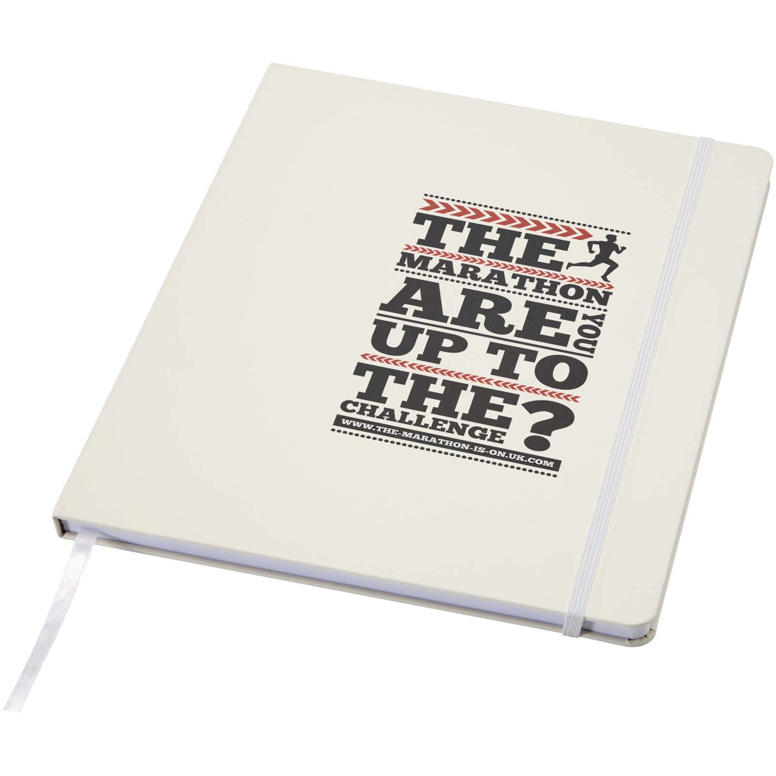 Spectrum A4 Hardcover-Notizbuch mit Logo, Soft-Touch-PU-Einband bedrucken mit Logo