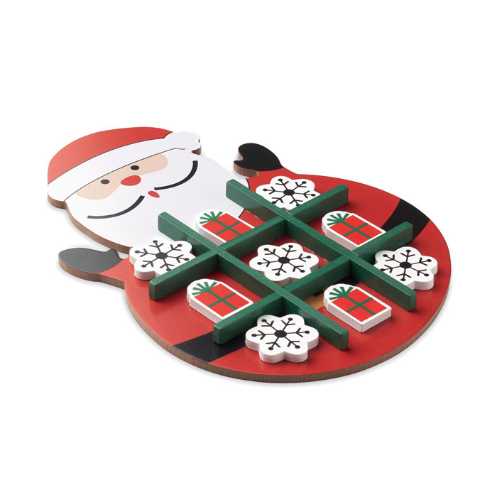 Jeu de Morpion en Bois de Noël - Lagamas