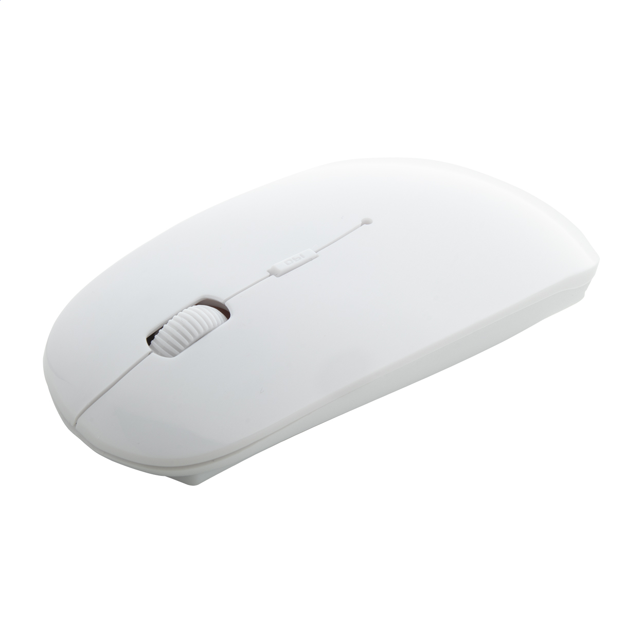 Souris optique sans fil Wlick personnalisée en plastique, 2 piles AAA imprimé avec logo