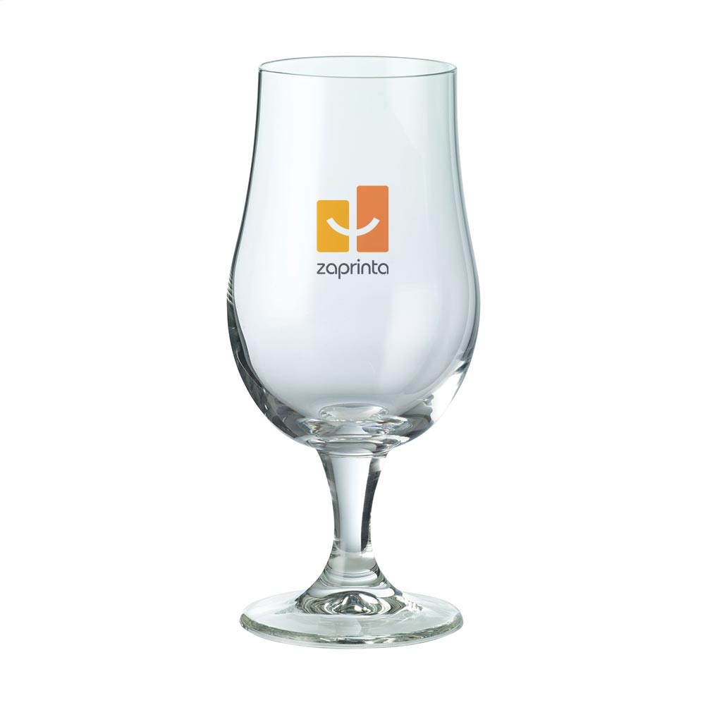Verre à bière sur pied personnalisé en verre 370 ml - Marchaud