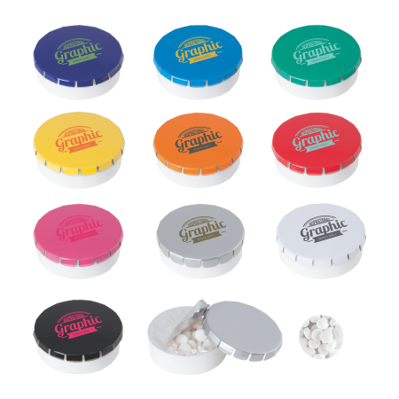 Boîte à bonbons recyclable - Sacquenay imprimé avec logo