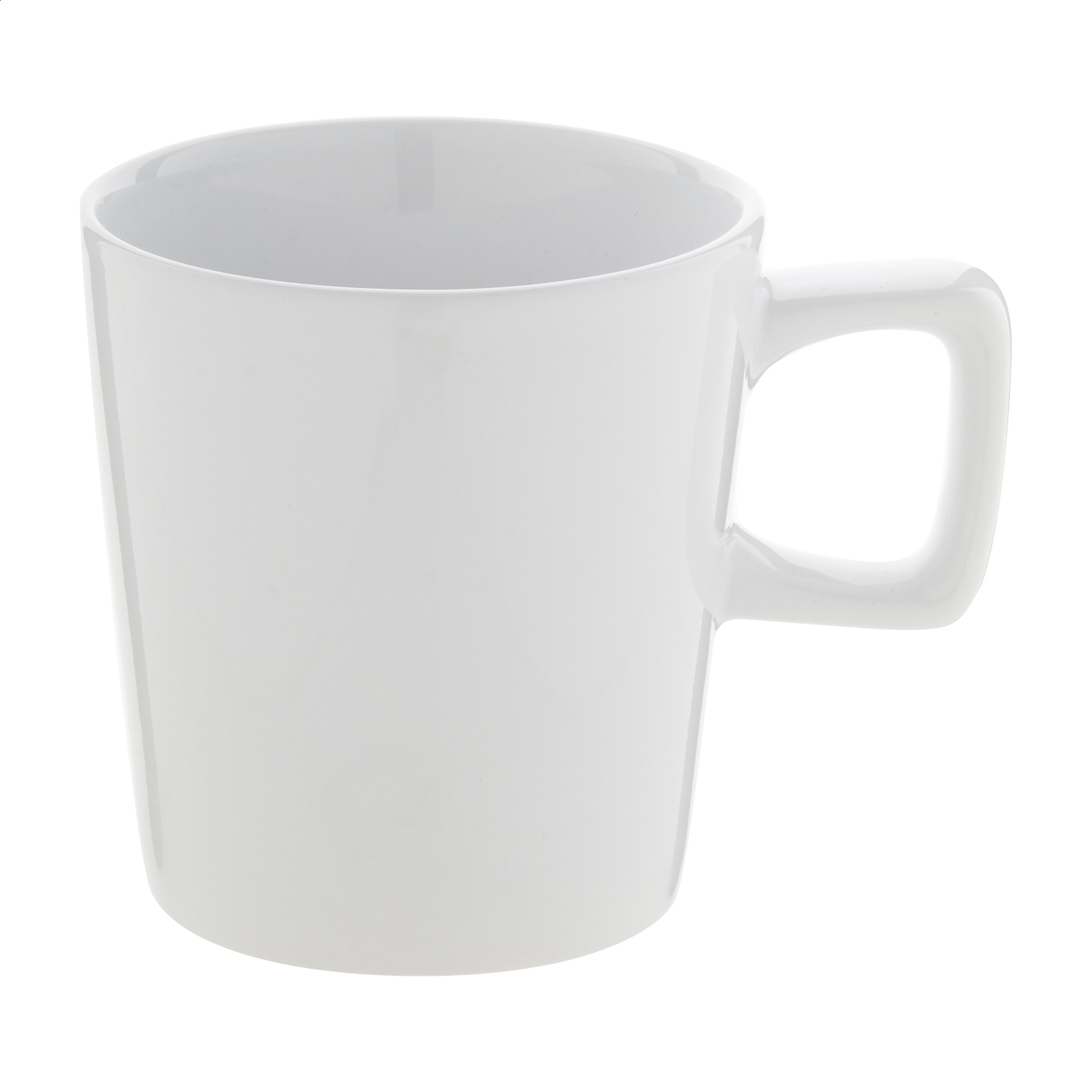 Angulus Keramiktasse mit rechteckigem Henkel, 280 ml, mit Logo