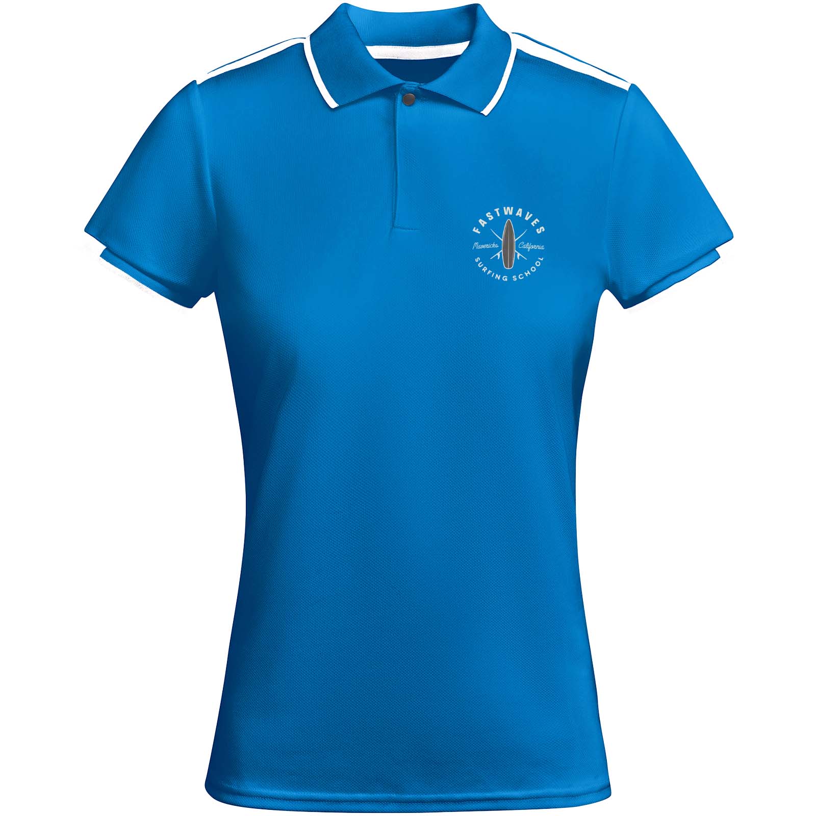 Polo sportif pour femmes en polyester recyclé - Saint-Vaast-sur-Seulles