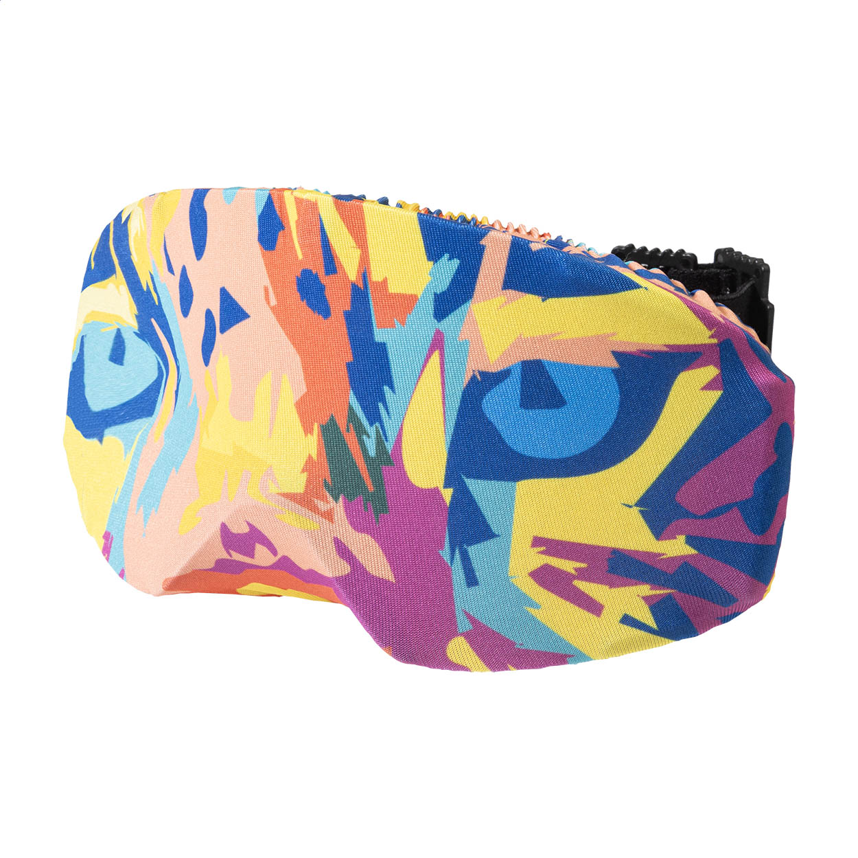 Couvre-masque de ski CreaSnow sur mesure en RPET, sublimation imprimé avec logo