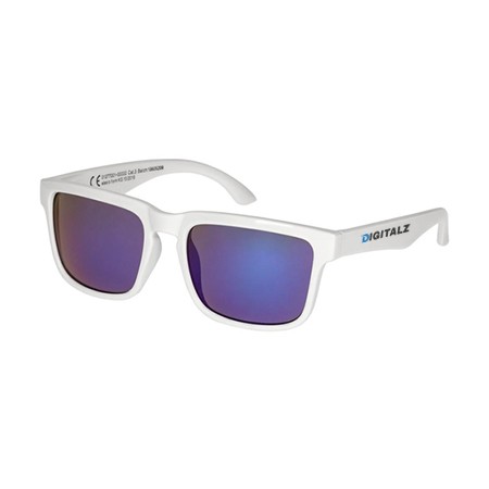 Lunettes de soleil bleues miroir