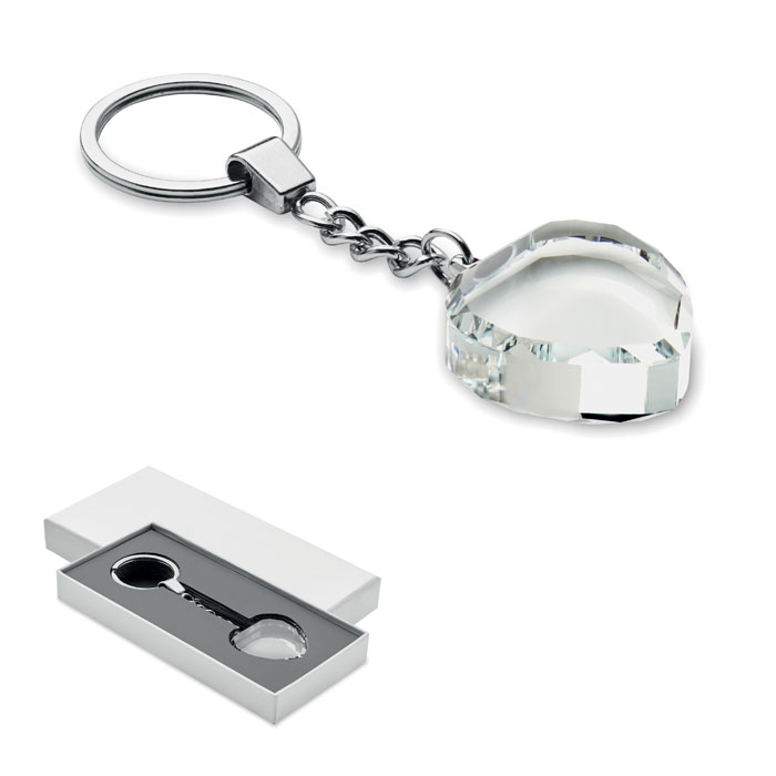 Porte-clés Coeur de Cristal - Comines