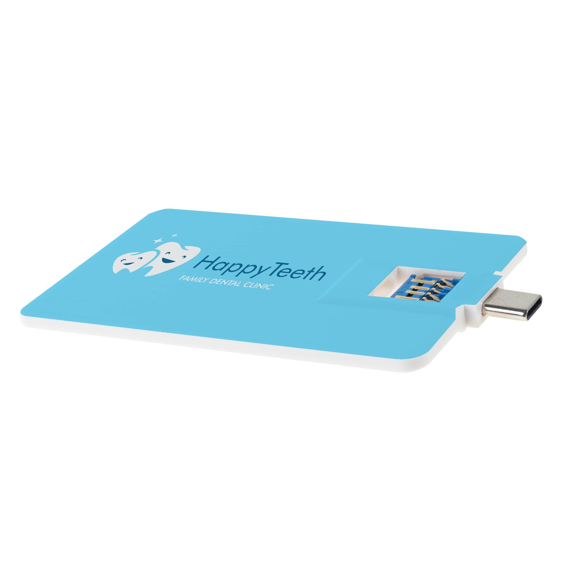 Flash Drive Carte USB 3.0 Type-C - Taisnières-en-Thiérache imprimé avec logo
