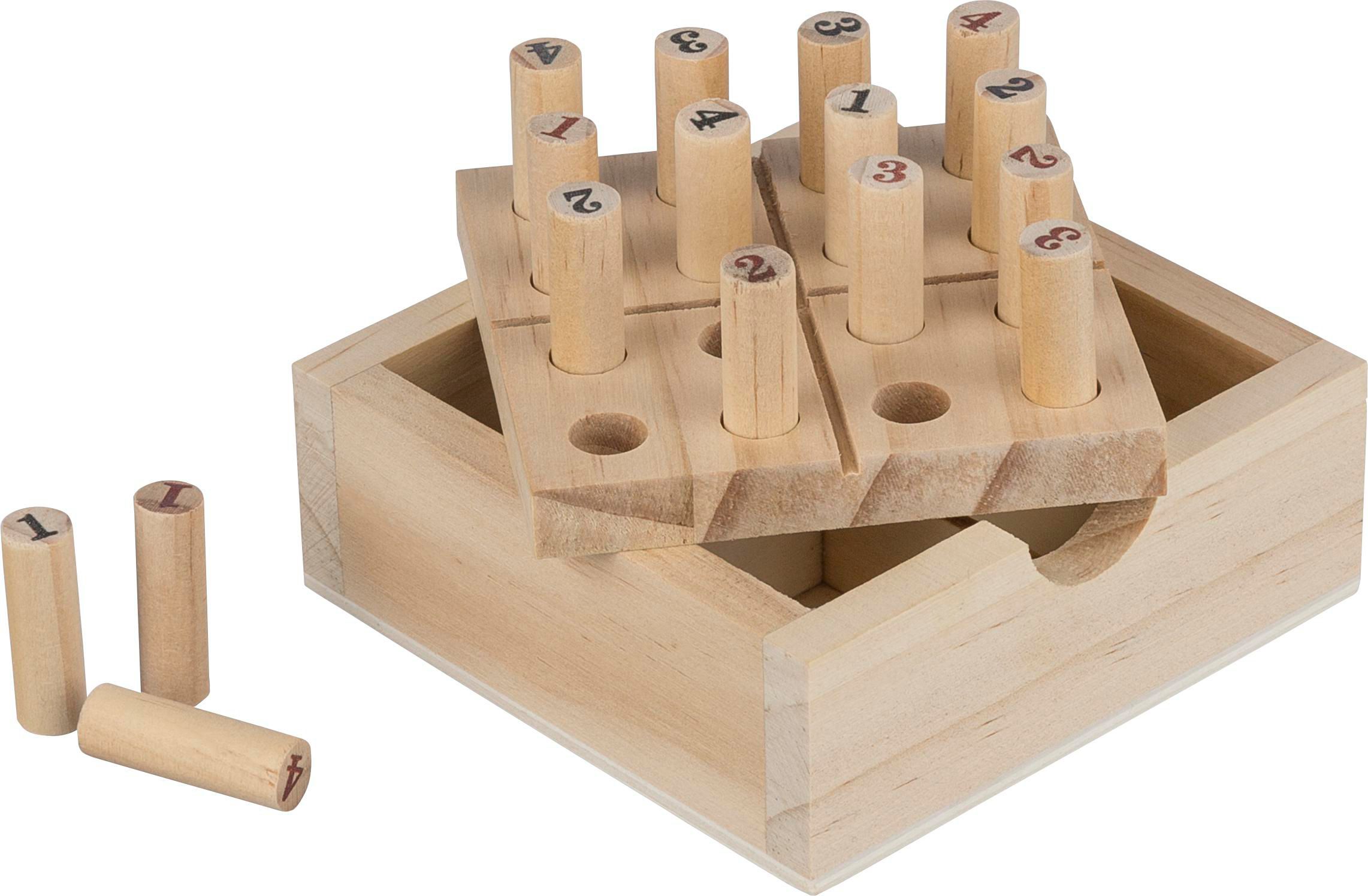 Jeu de Sudoku en bois de pin Mini - Coulonces
