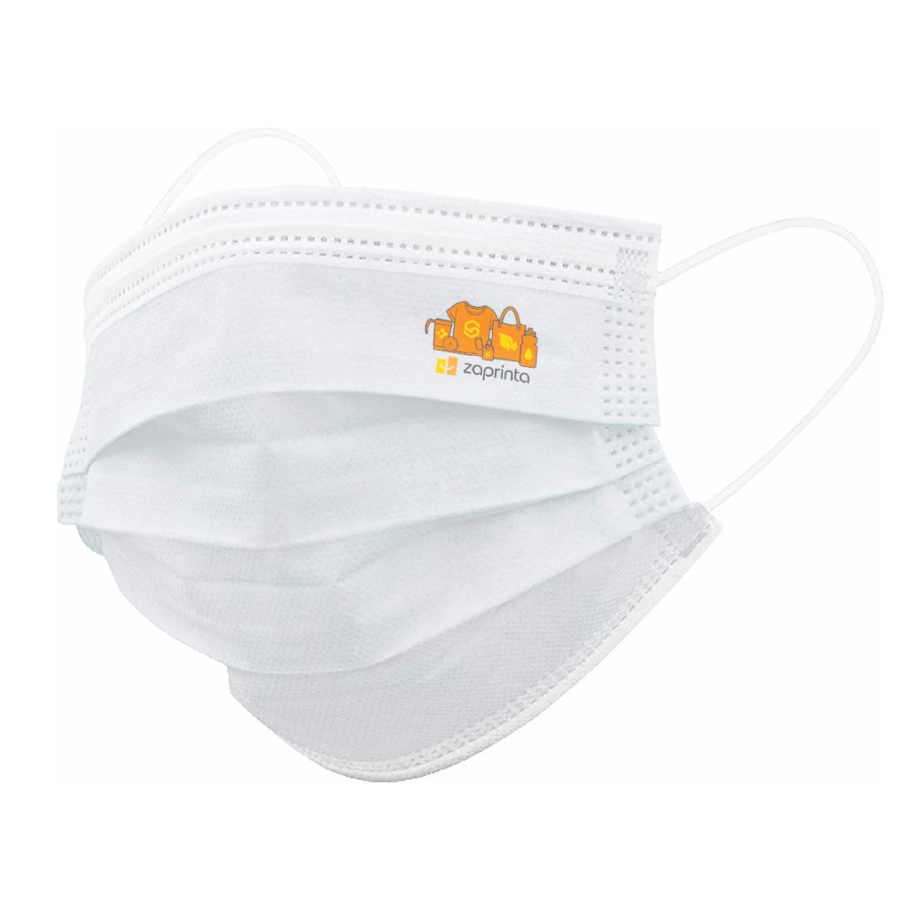 Einwegmaske Typ IIR bedrucken bunt - Strelitzie